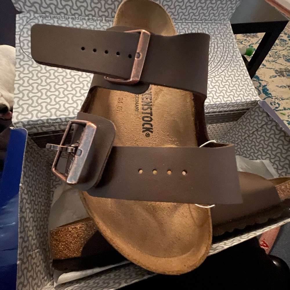 Women’s size ten Birkenstock’s